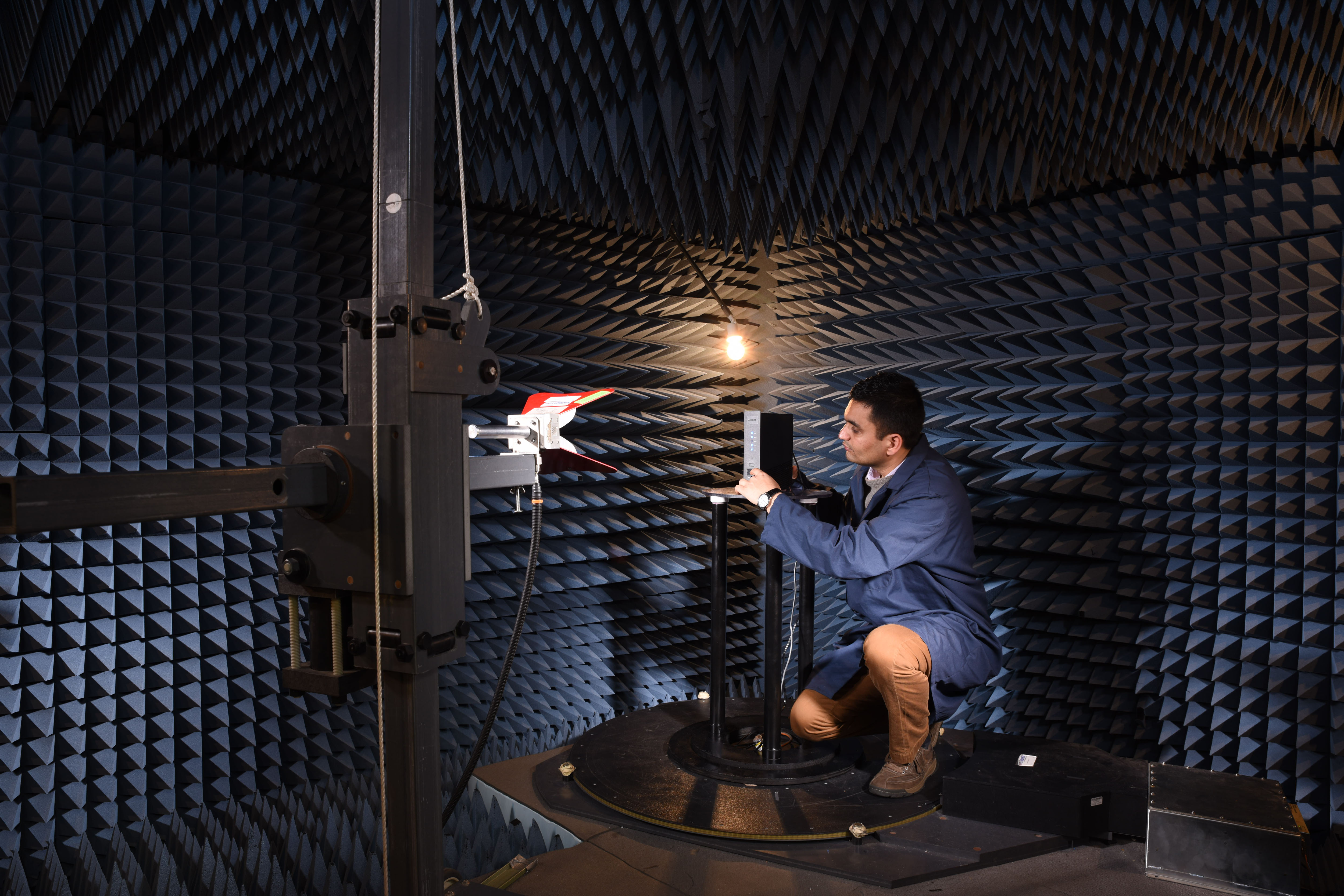 One of MET's Fully Anechoic Wireless Chambers